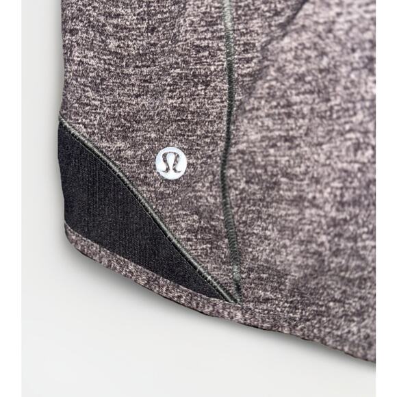 Lululemon Hotty Hot Short II Athletic Running Lined Gray Heathered Size 4 - Picture 6 of 6